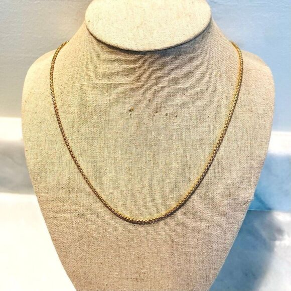 Effy Jewelry - NWT Effy Lobster Clasp Box Chain Necklace Gold-tone Size 24"